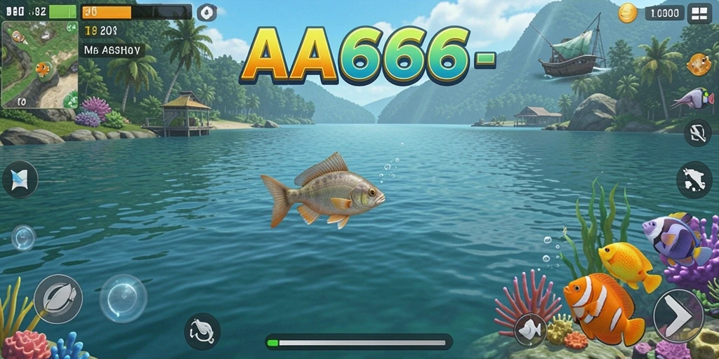 Screenshot gameplay menunjukkan pengalaman memancing yang seru dan menantang.