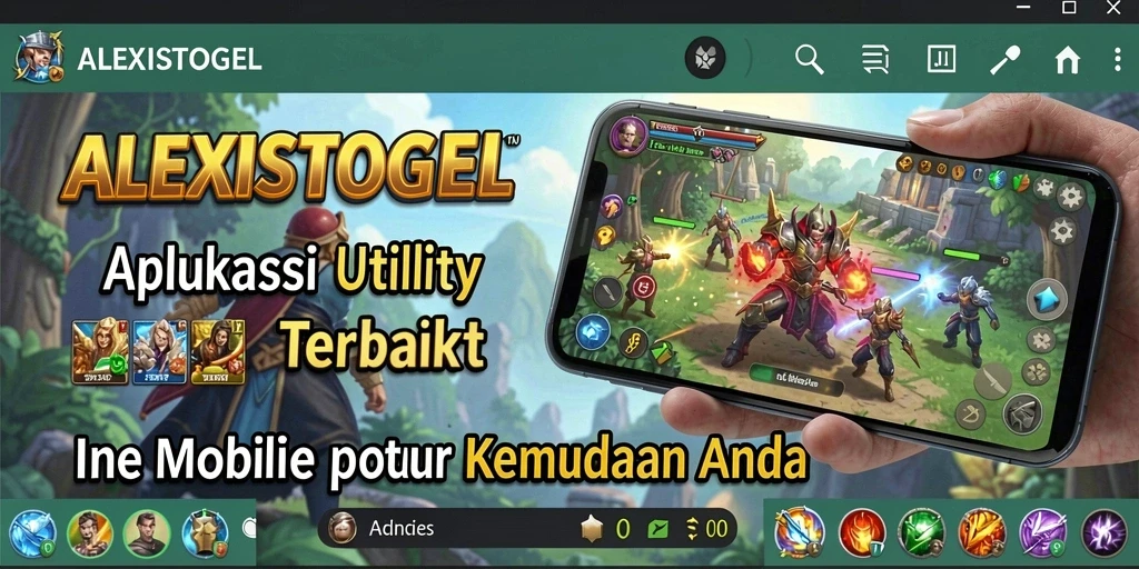 Tampilan antarmuka ALEXISTOGEL yang sederhana dan fungsional.