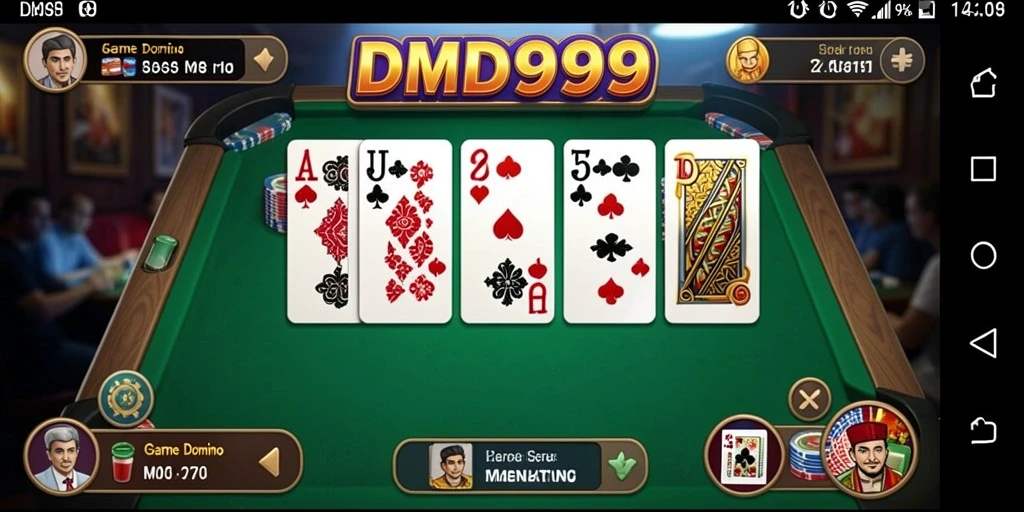 Tampilan gameplay seru DMD999 dengan grafis menarik dan interaksi pemain.