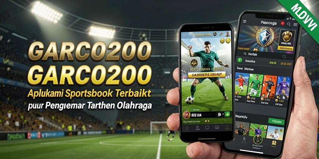 Tampilan grafis menarik dari screenshot GARCO200 saat taruhan olahraga.
