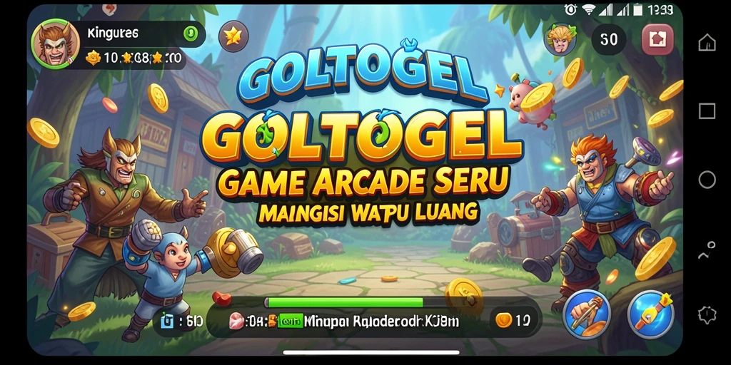 Tampilan gameplay menarik dari GOLTOGEL yang penuh warna.