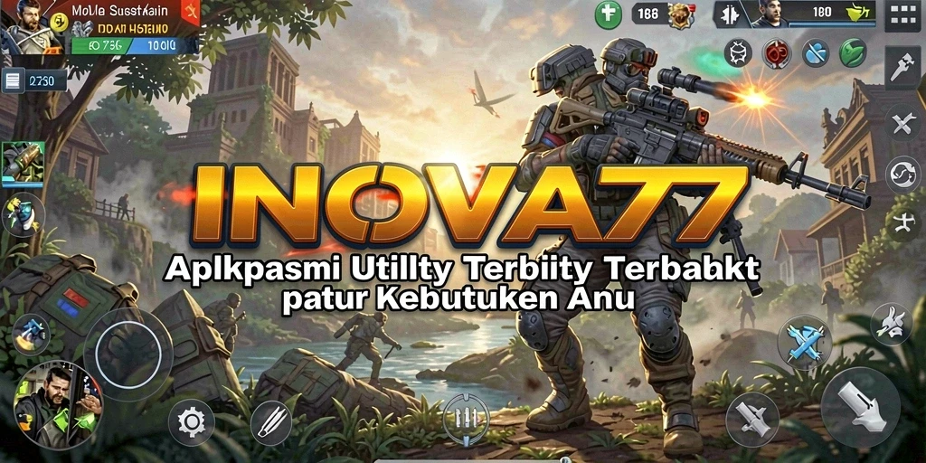 Tampilan antarmuka aplikasi INOVA77 yang user-friendly