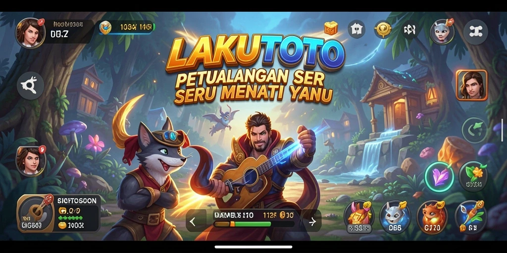 Contoh gameplay seru di LAKUTOTO dengan grafis menawan.