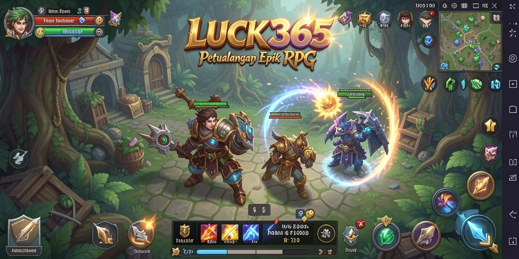 Tampilan permainan RPG yang memukau dan mendalam di LUCK365.