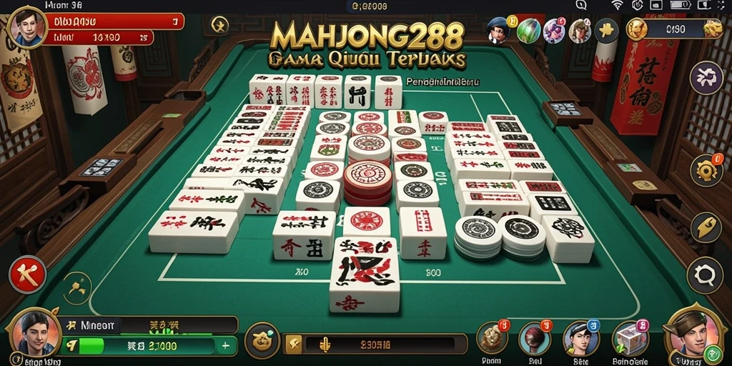 Tampilan menarik dari gameplay QiuQiu MAHJONG288 yang mengasyikkan.