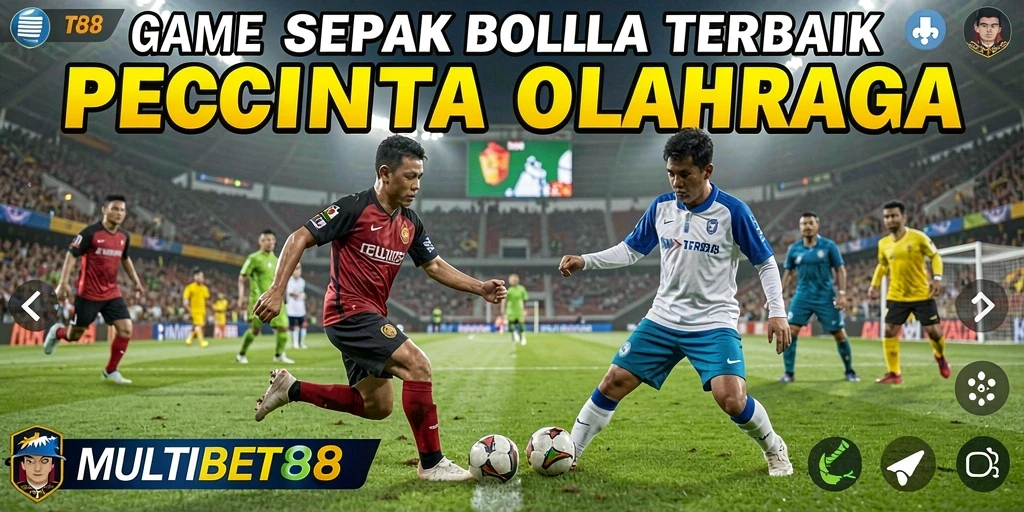 Tampilan gameplay MULTIBET88 dengan aksi seru sepak bola.