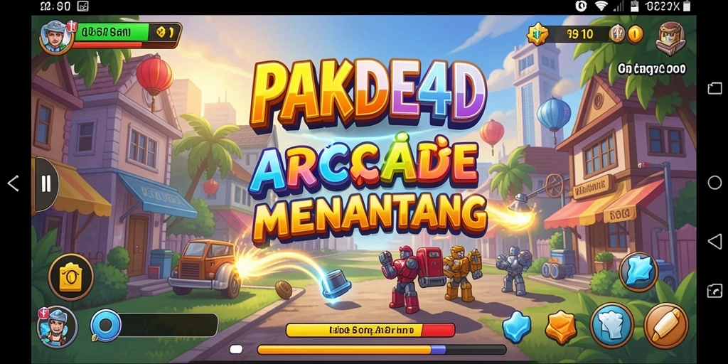 Tampilan gameplay PAKDE4D yang seru dan dinamis.