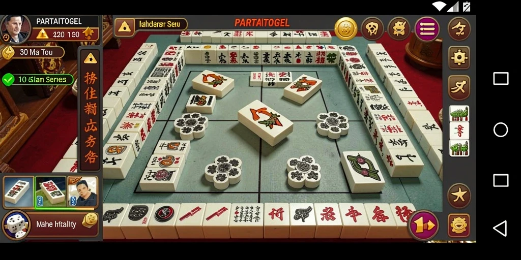 Tampilan menarik saat bermain Mahjong di PARTAITOGEL.